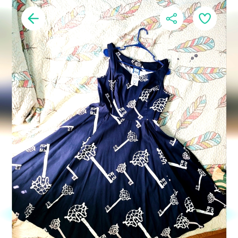 Hearts and Roses a line dress